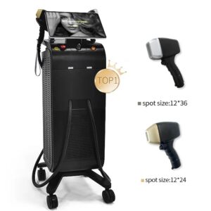 Diode Laser Manufacturers Medical diode laser double handle laser hair removal machine for permanent painless hair removal