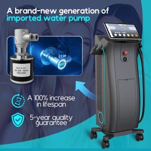 Permanent Painless Triple Wavelength Diode Laser Hair Removal Machine (755nm 808nm 1064nm)